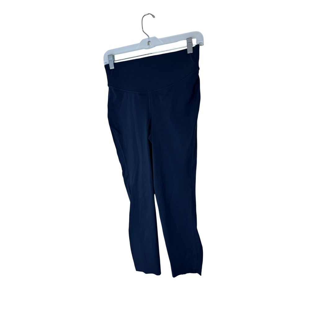 Lululemon‎ Leggings Womens 8 Blue High Rise Cropped Yoga Athletic Pants Stretch
